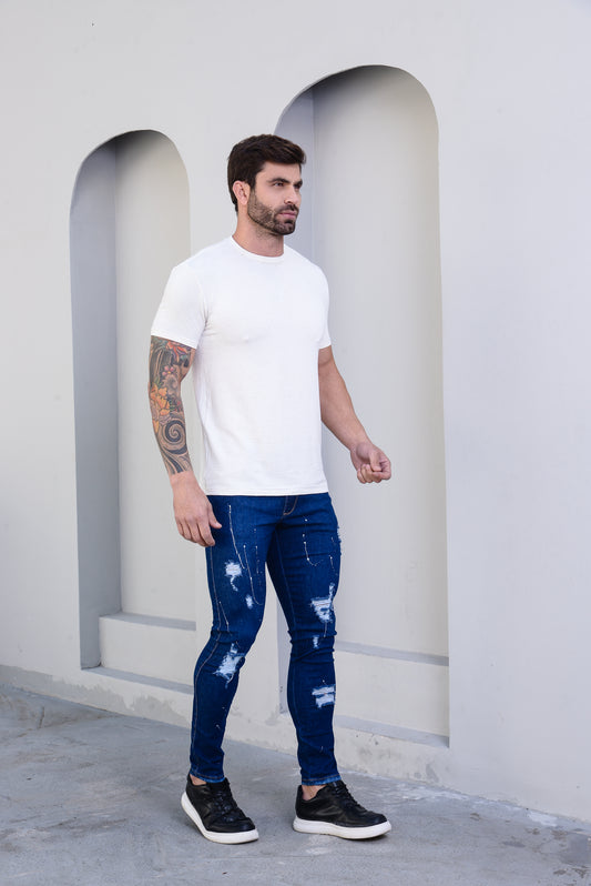 Calça Jeans Claro Jogador Masculina premium com Lycra de de Divine Jeans.