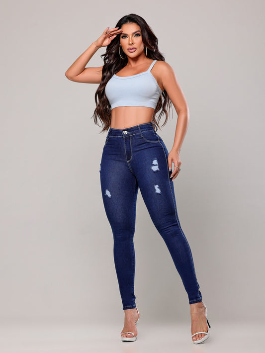 Calça Skinny Destroyed - Divine Jeans